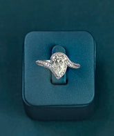 Ameera Pear Twist Ring