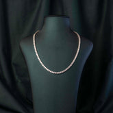 Classic Round Tennis Necklace (60% diamond coverage)