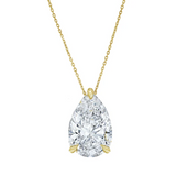Classic Pear Solitaire Pendant