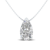 Classic Pear Solitaire Pendant