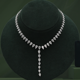 Maren Pear Lariat Necklace