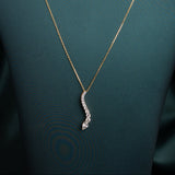 Anouk Pear Swirl Pendant