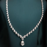 Beatrix Pear Tennis Necklace