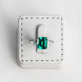 Octavia Emerald Trilogy Ring