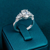 Classic Oval Pear Trilogy Ring