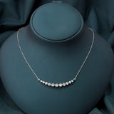 Romy Round Line Necklace