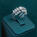 Clemence Cluster Wrap Ring