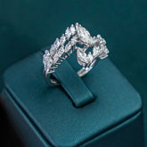 Maelle Marquise Leaf Ring