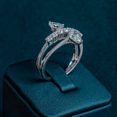 The Eclipse Pear Ring
