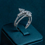 The Eclipse Pear Ring
