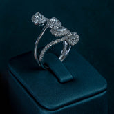 Eloise Swirl Bypass Ring