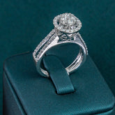 Marceline Round Halo Ring