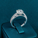 The Bridge Peak Emerald Ring