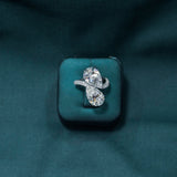 Ottilie Pear Swirl Ring