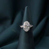 Oval-Pear Twisted Trilogy Ring