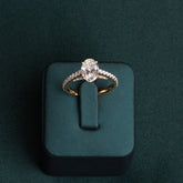 Amelie Oval Solitaire Ring