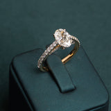 Amelie Oval Solitaire Ring