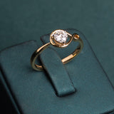 Lucie Round Infinity Ring