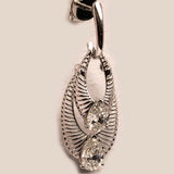 Stria Orbit Pear Danglers