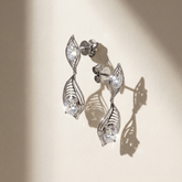 Stria Solenne Oval Danglers