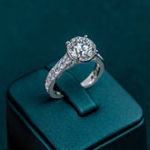 The Bridge Peak Round Brilliant Ring