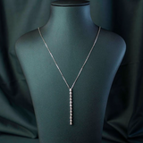 Tatiana Pear Lariat Pendant
