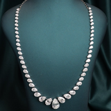 Sylvie Pear Tennis Necklace