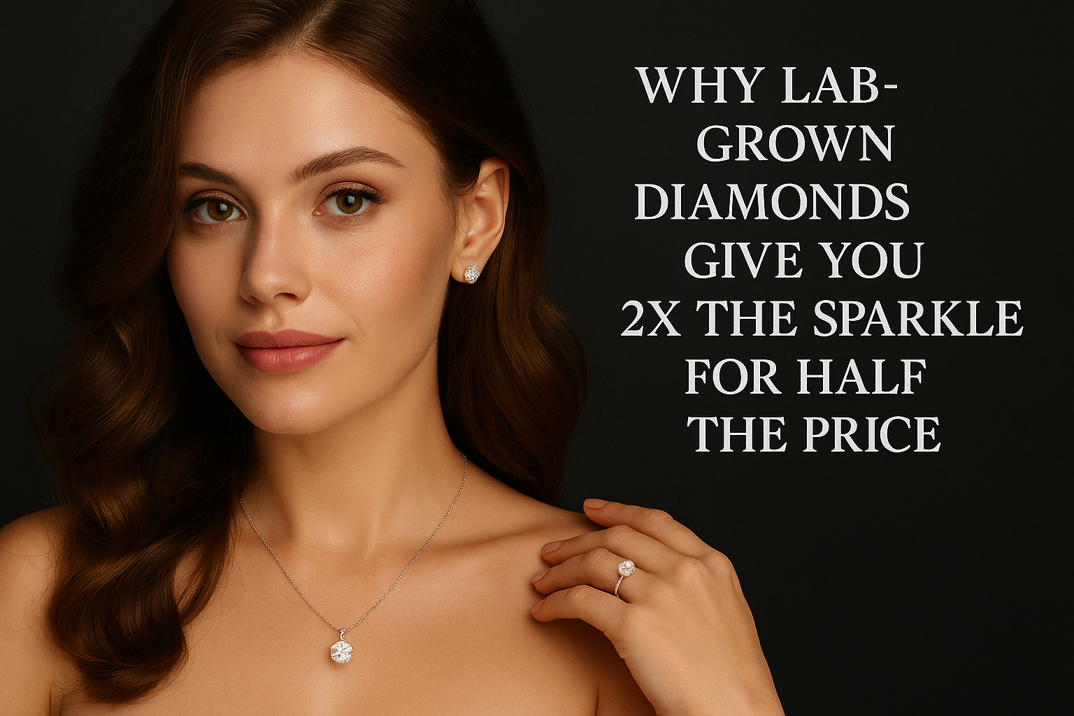 Why lab grown diamonds gives you 2X the sparkle for half the price.