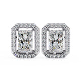 Royal Radiant Halo Studs