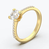 The Graduate Round Brilliant - Yellow Gold / 0.5 ct - Evermore Diamonds