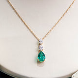 Valeria Emerald Pendant