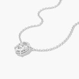 Classic Oval Solitaire Pendant