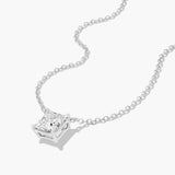Classic Princess Solitaire Pendant