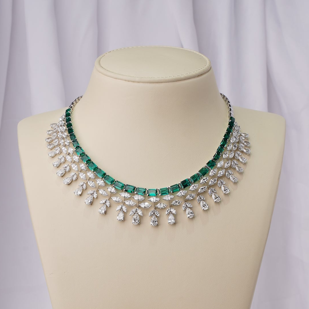 Celestine Emerald Necklace