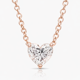 Classic Heart Solitaire Pendant