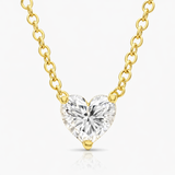 Classic Heart Solitaire Pendant