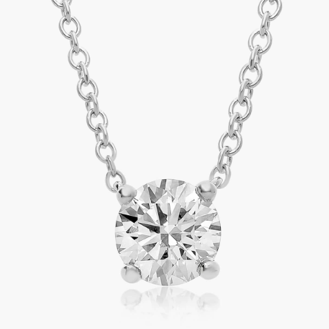 Classic Round Brilliant Solitaire Pendant