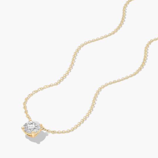 Classic Round Brilliant Solitaire Pendant
