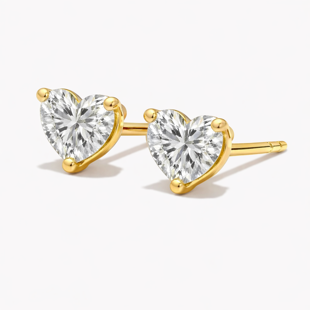 Classic Heart Studs