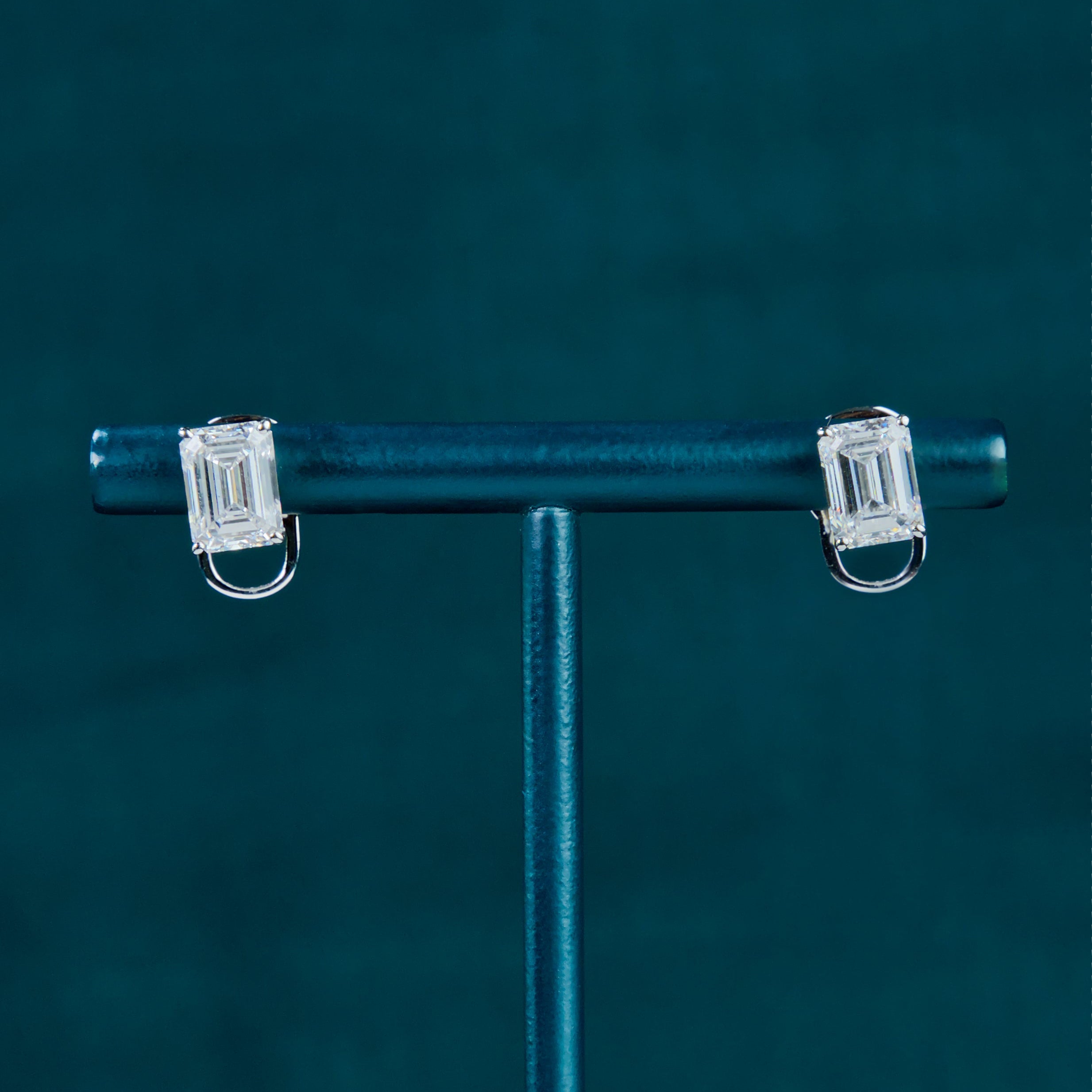 Classic Emerald Studs