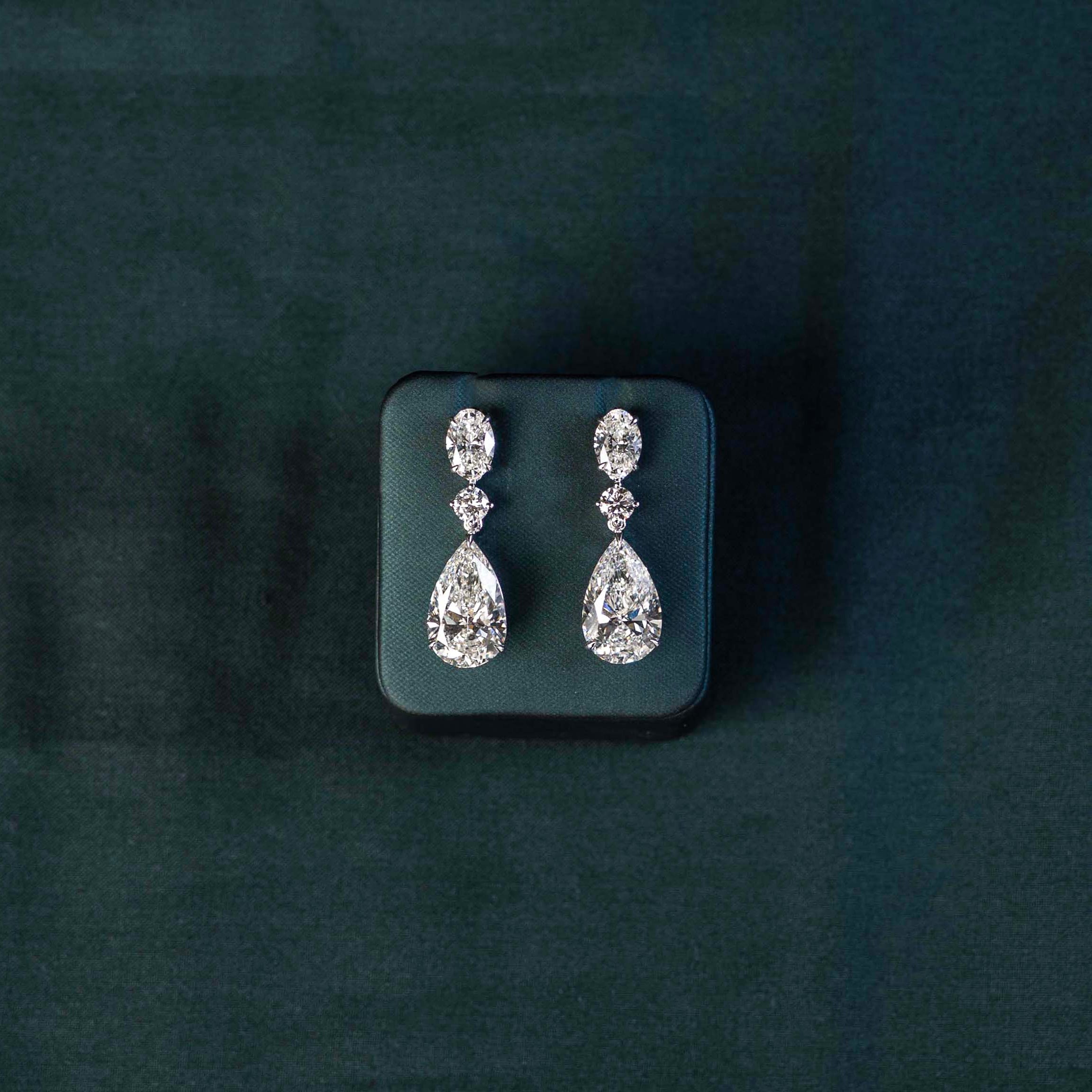Persephone Pear Drop Danglers
