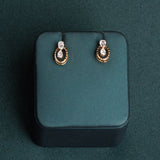 Capucine Oval Drop Earrings