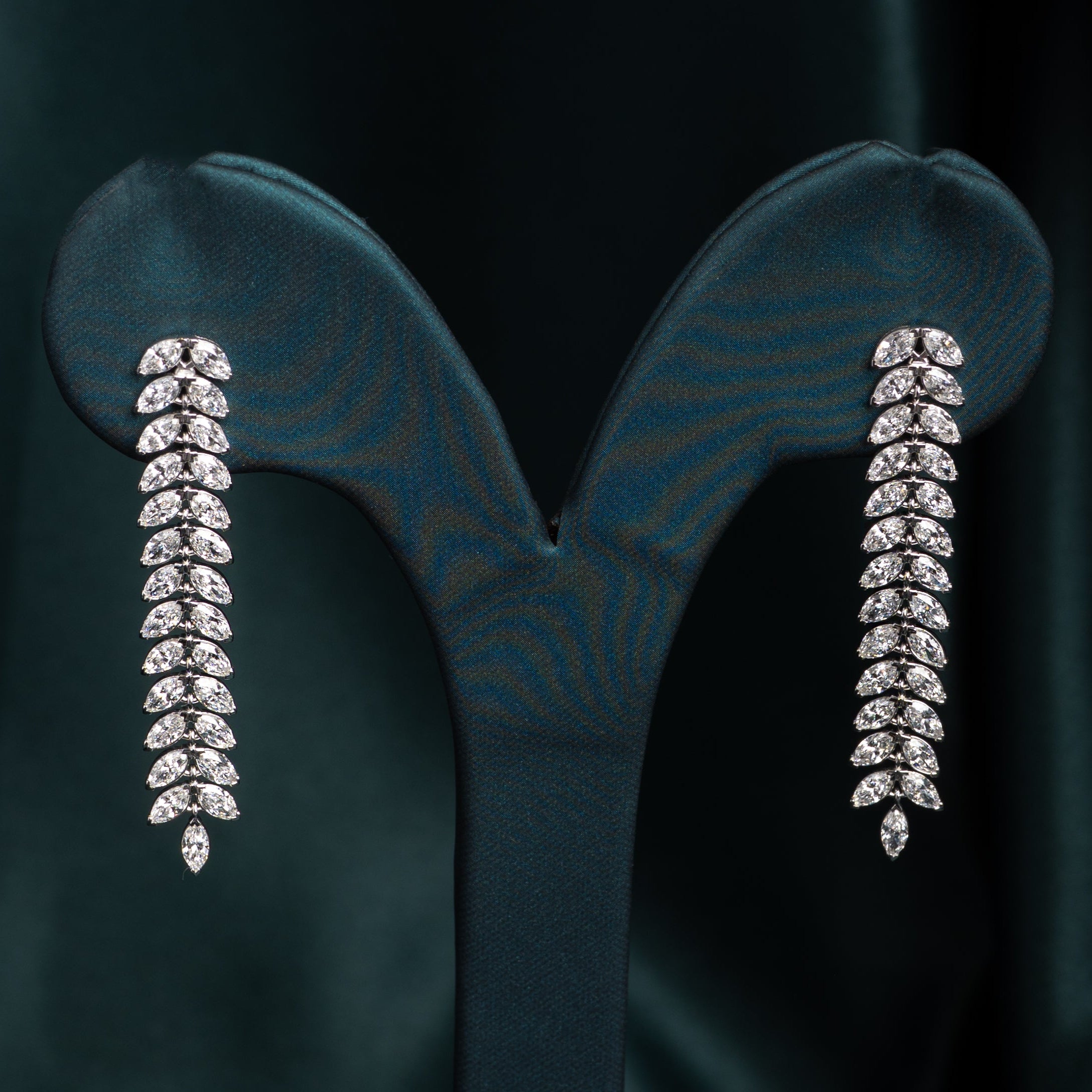 Ondine Marquise Line Earrings