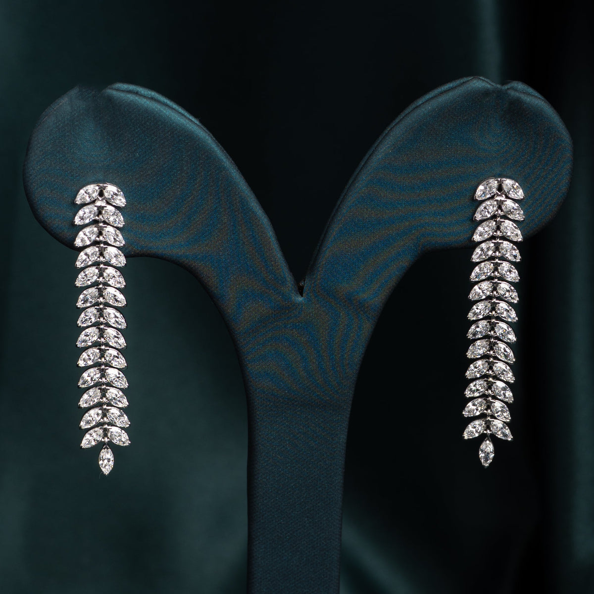 Ondine Marquise Line Earrings