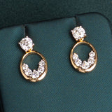 Cosette Oval Hoop Drops