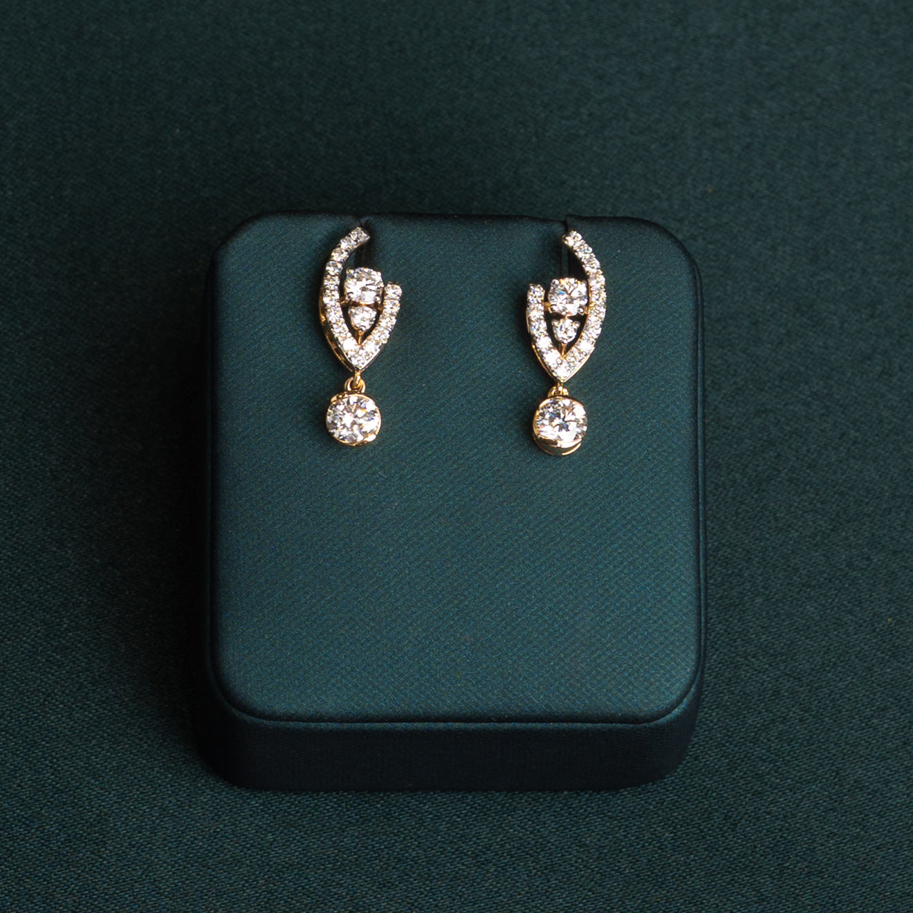 Sabine Round Drop Earrings