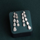 Margaux Pear Cascade Chandeliers