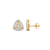 The Glimmer Triangular Diamond Stud