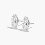 Signature Marquise 2-Prong Diamond Stud Earrings