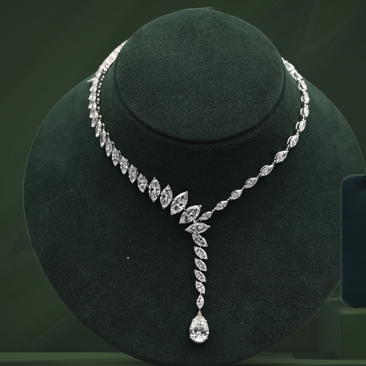 Yara Marquise Drop Necklace